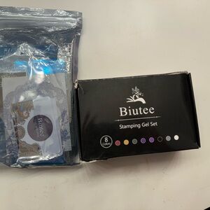 Nail stamping gel set